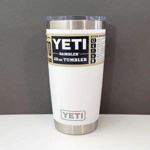 Yeti Rambler 20 oz Tumbler with
Magslider Lid, White